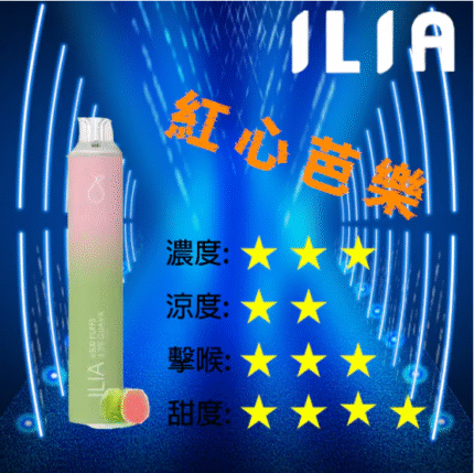 拋棄式電子煙 一次性電子煙 哩亞6500口 拋棄式6500口 紅心芭樂