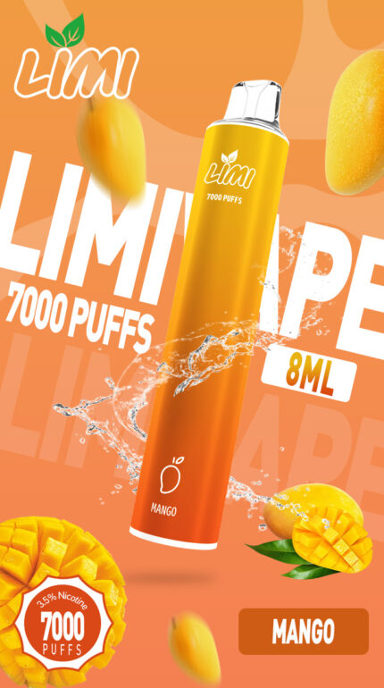 LIMI7000口-拋棄式/一次性電子煙-多肉芒果